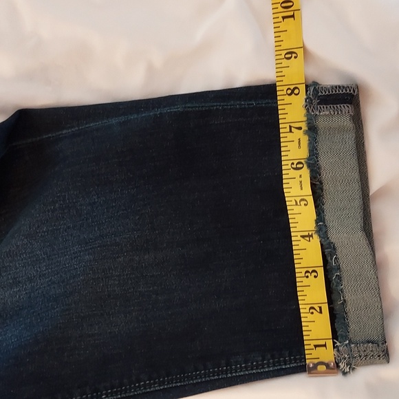 Laurie Felt Women's Shorts Daisy Denim Bermuda Shorts High Waist Cuffed … - Picture 9 of 16